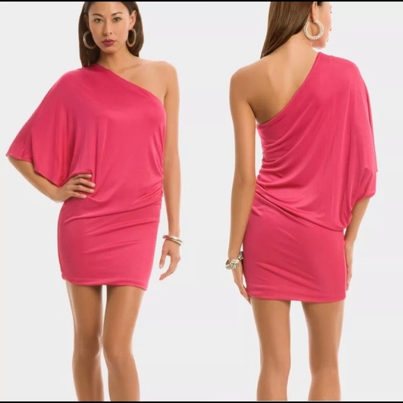 🌟 Guess Marciano Asymmetrical One Shoulder Dress - Picture 4 of 7
